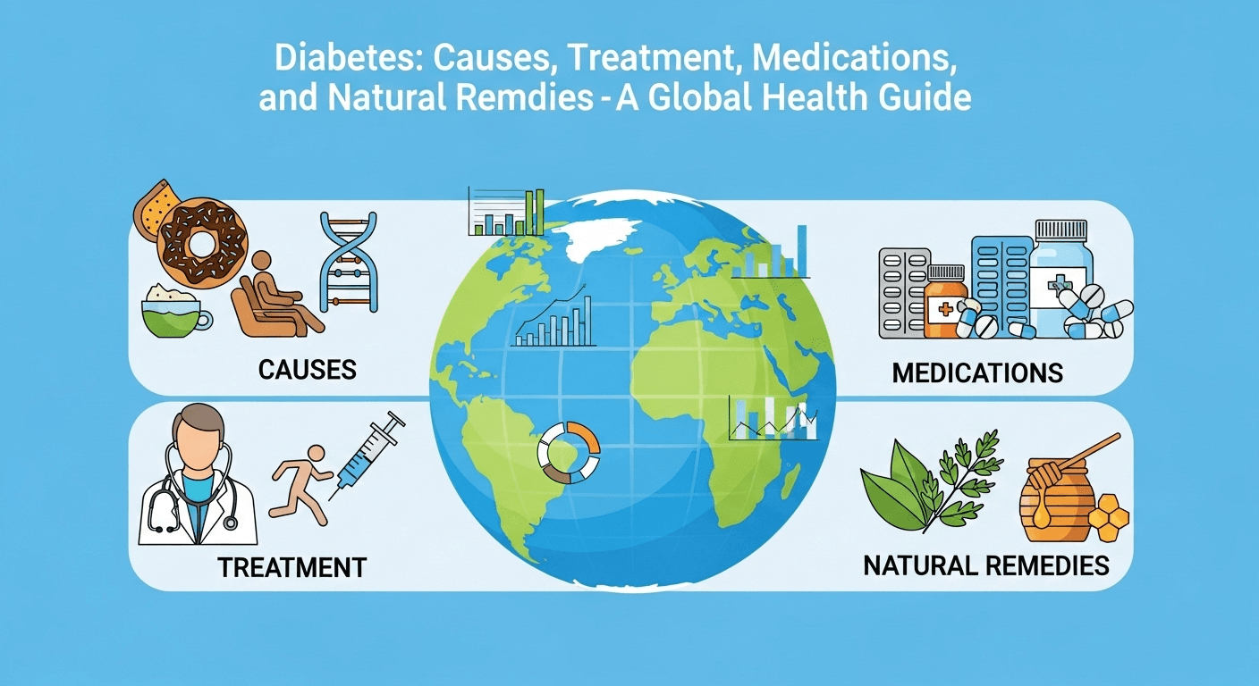 Diabetes: Causes, Treatment, Medications, and Natural Remedies – A Global Health Guide