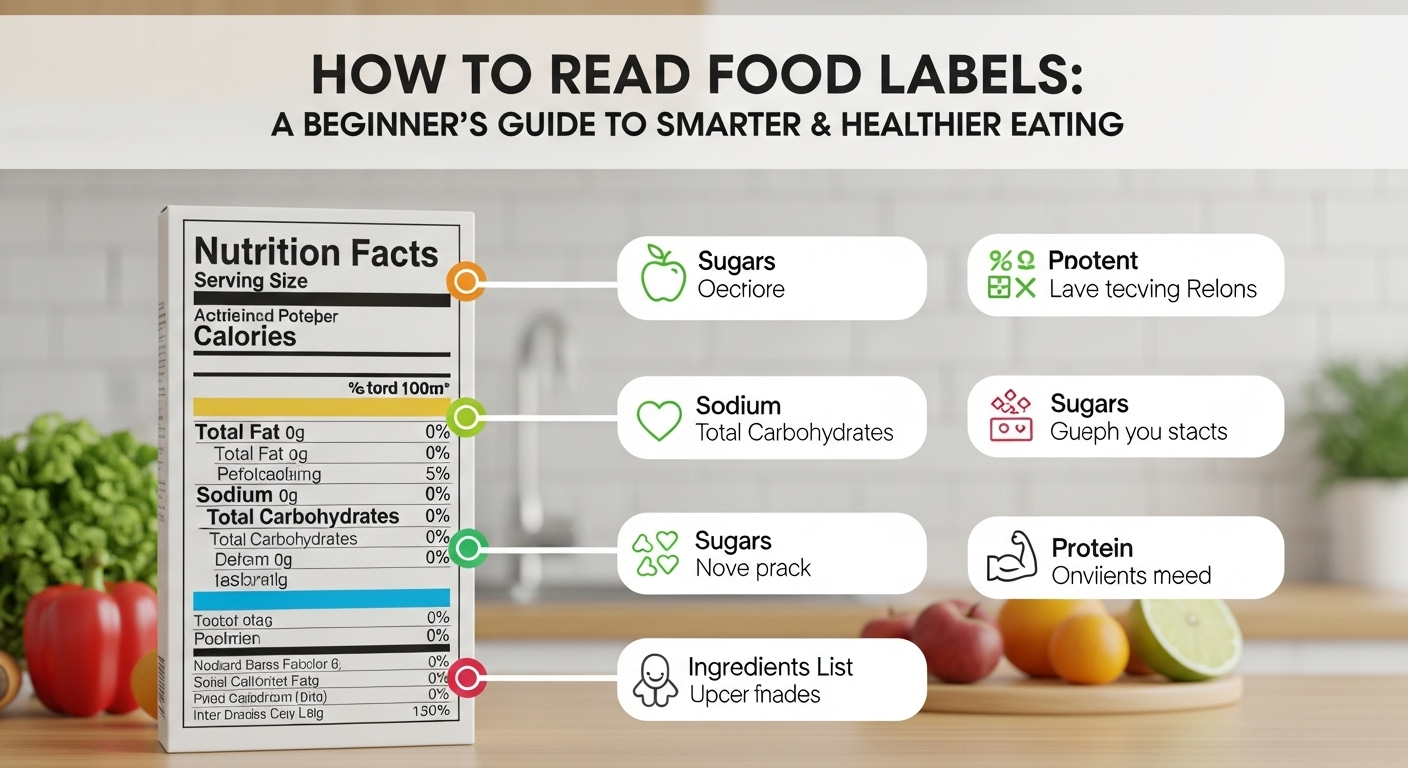 How to Read Food Labels: A Beginner’s Guide to Smarter & Healthier Eating