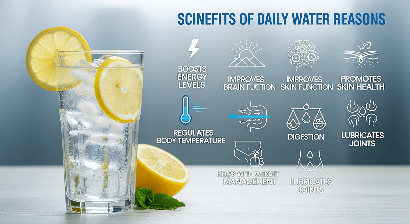 Benefits of Drinking Water Daily: 7 Science-Backed Reasons to Stay Hydrated
